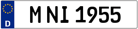 Truck License Plate